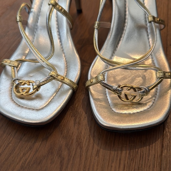 Gucci Women's Interlocking G strappy sandal, size 39 - Picture 2 of 9